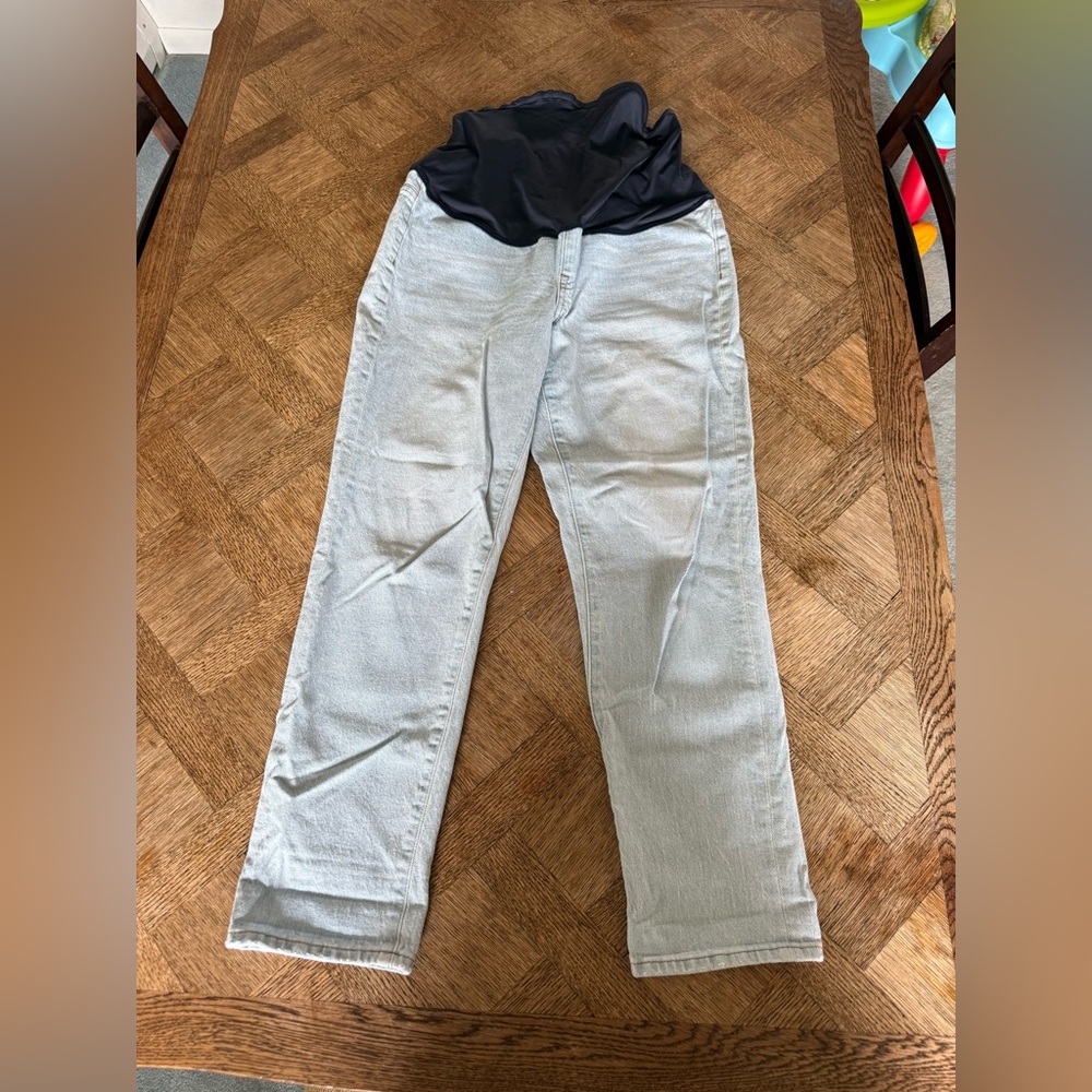 Madewell Straight Leg Jeans - Light Blue